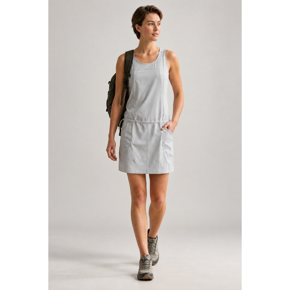Arc'teryx Contenta Dress Women Size S Gray Sleeveless Hiking Travel Gorpcore